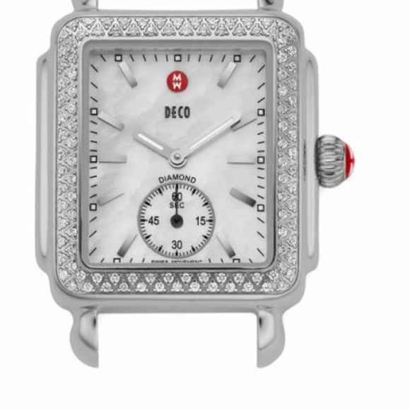 Michele Accessories Michele 6mm Deco Diamond Watch Poshmark